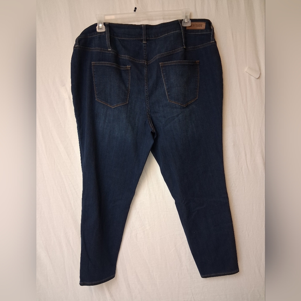 MERITAGE Dark Blue Skinny Women's Jeans SIZE 24.w - Picture 5 of 16